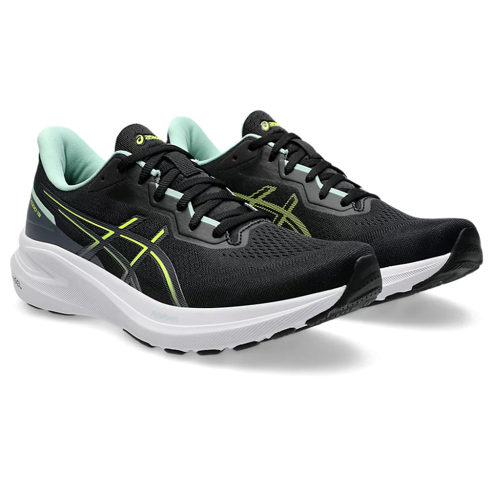 ASICS Men's GT-1000 13 Running Shoe (Black/Safety Yellow)