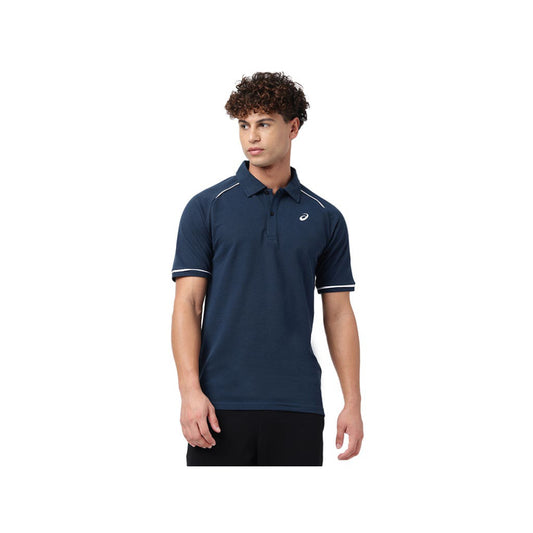 ASICS Men's Hybrid Polo Top (French Blue)