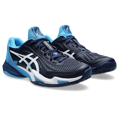 ASICS Men's Court FF 3 Novak Tennis Shoe (Blue Expanse/White)