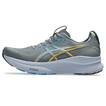 ASICS Men's Gel-Kayano 32 Running Shoe (Steel grey/Aegean Blue)
