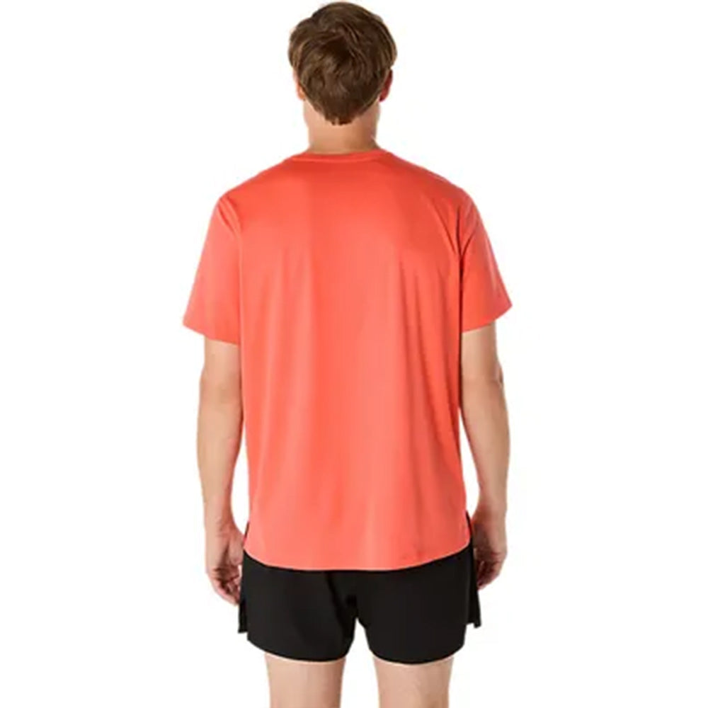 ASICS Men's Silver SS Top (Orange)