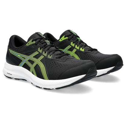 ASICS Men's Gel-Contend 8 Running Shoe (Black/Electric Lime)