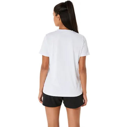 ASICS Women's Court Tennis Graphic Tee (White)