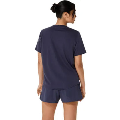 ASICS Women's Icon SS Top (Indigo Fog)