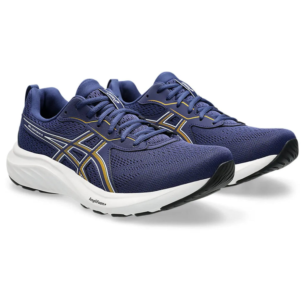 ASICS Men's Gel-Contend 9 Running Shoe (Indigo Blue/White)