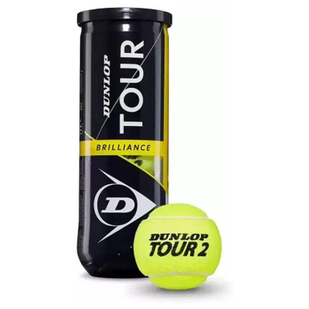Top Grade DUNLOP Tour Brilliance Tennis Balls Dozen