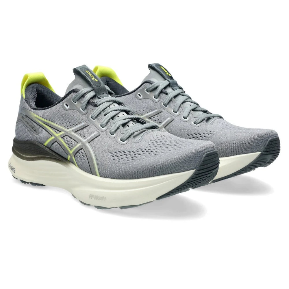 ASICS Men's Gel-Kayano 32 Running Shoe (Gravel/Citron)