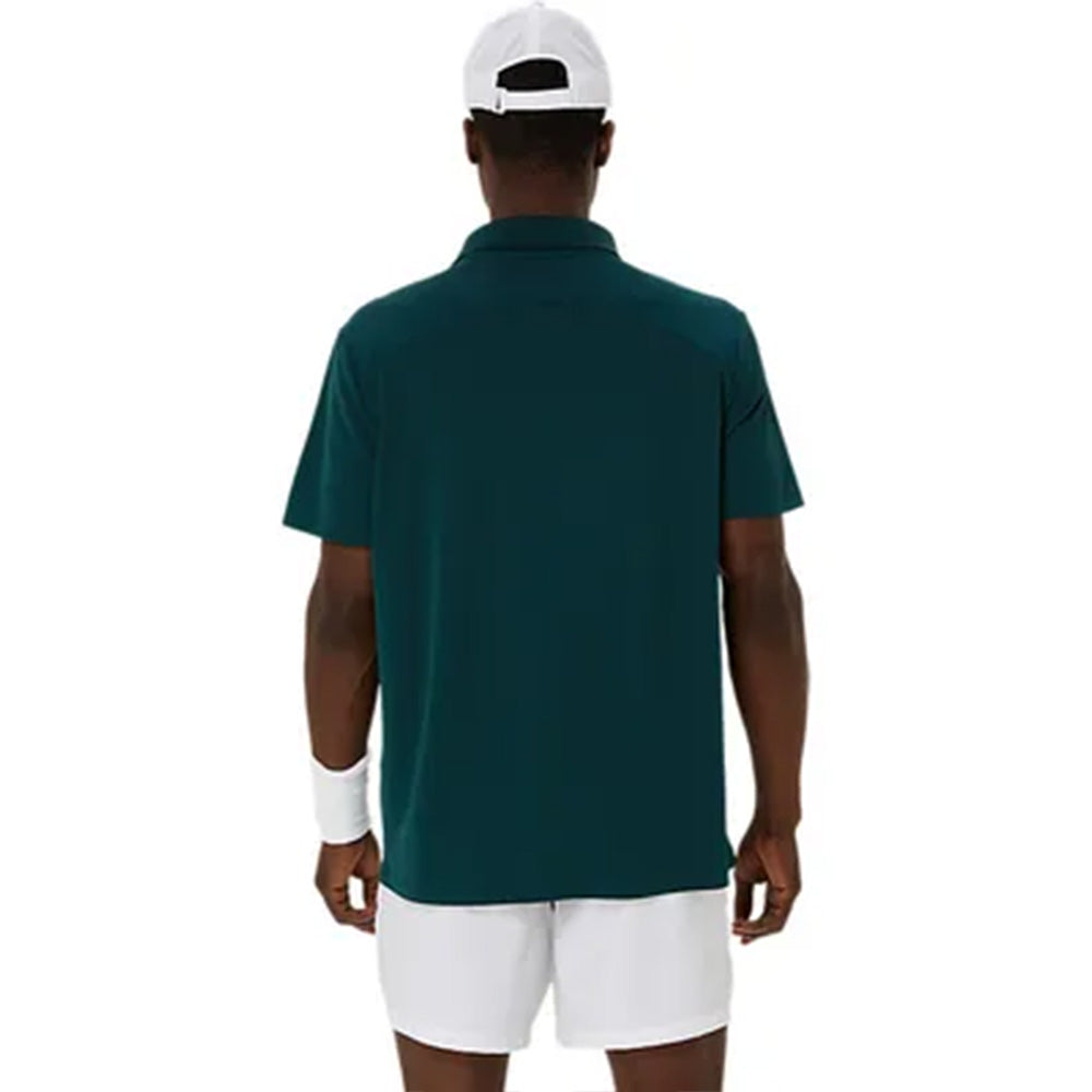 ASICS Men's Court Polo (Dark Green)