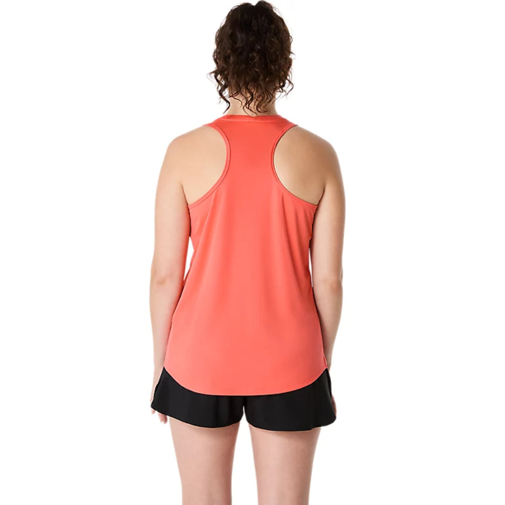 ASICS Women's Silver SS Tank (Coral Reef)