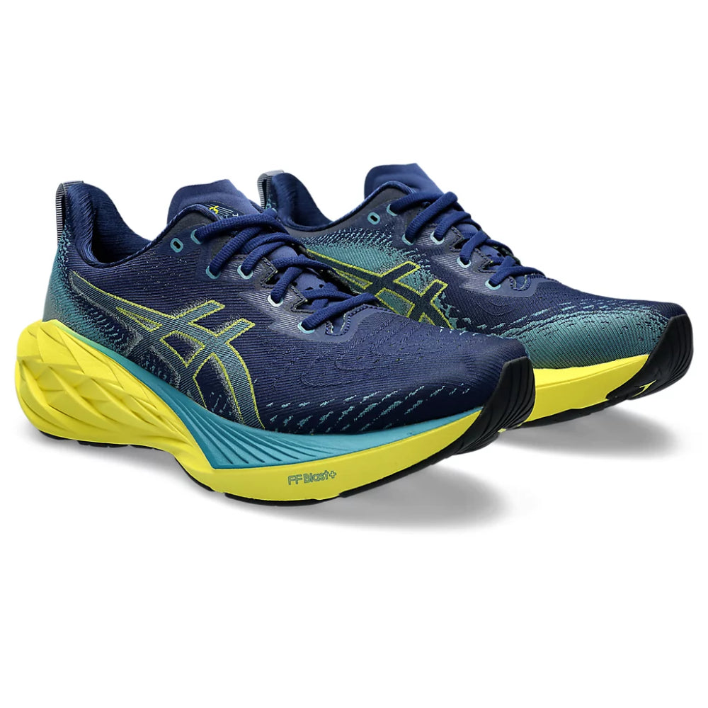 ASICS Men's Novablast 4 Running Shoe (Blue expanse/Blue teal)