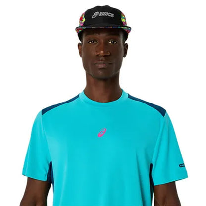 ASICS Men's Padel Court SS Top (Aqua)