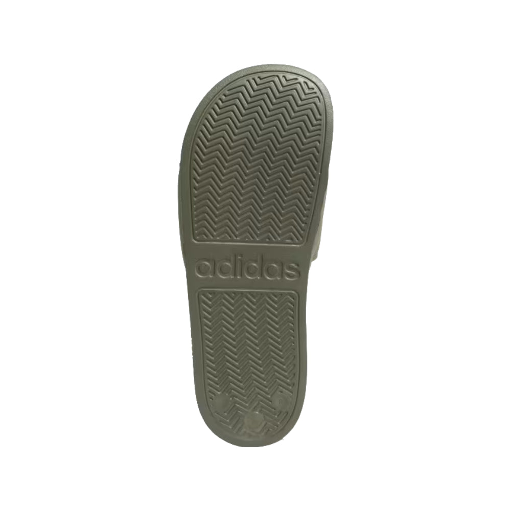 Khaki green best sale adidas sliders