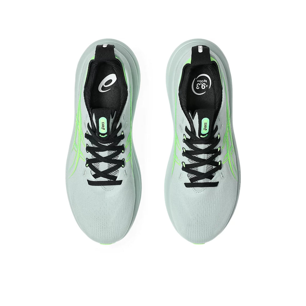 ASICS Men's Gel-Nimbus 28 Running Shoe (Cold Moss/Illuminate Green)