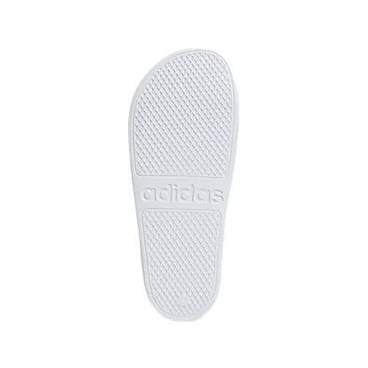 Adidas Men's Adilette Aqua Slide (Cloud White/Core Black/Cloud White)