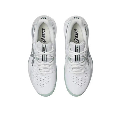 Asics Men's Gel Challenger 15 Tennis Shoe (White/Lichen Rocks)