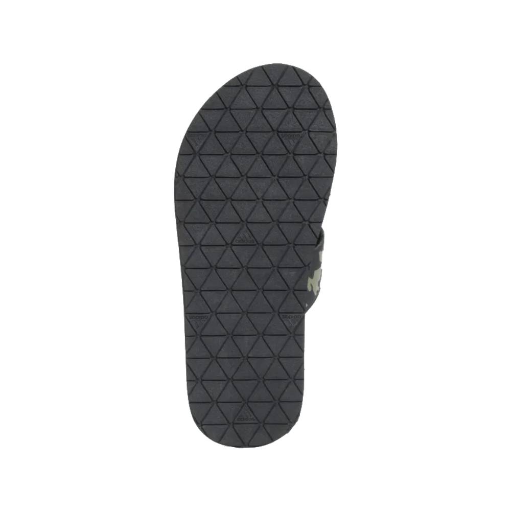 Adidas Men's Distincto Flip Flops Slipper (Core Black/Cloud White/Olive Strata)