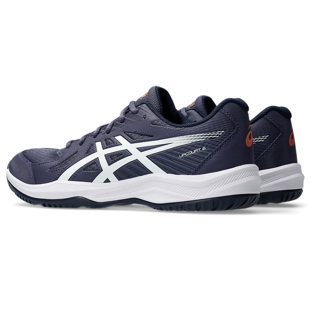 ASICS Men's Upcourt 6 Badminton Shoe (Indigo Fog/White)