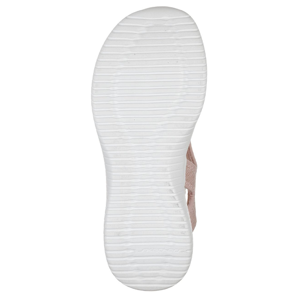 SKECHERS Women's Ultra Flex Spring Motion sandal (Blush)