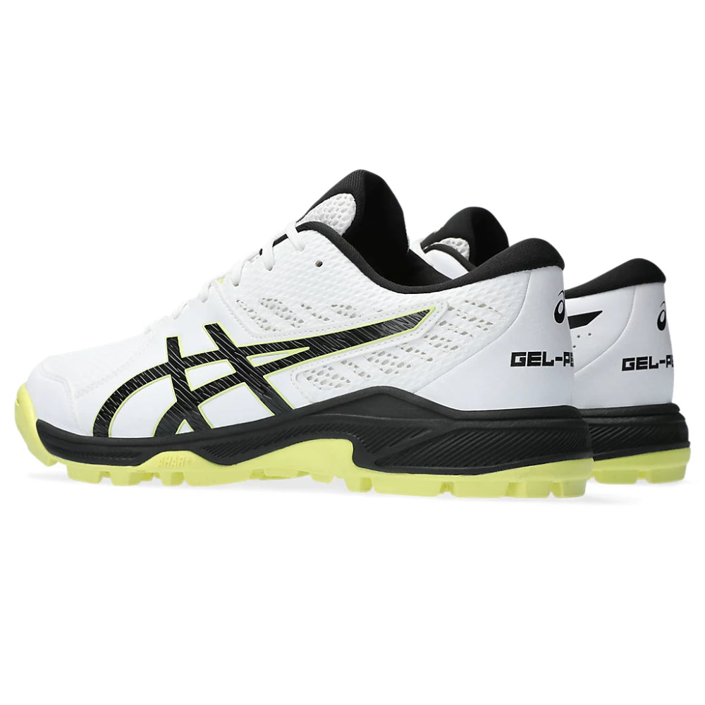 asics gel-peake 2 comfortable cricket White,Yellow Shoes