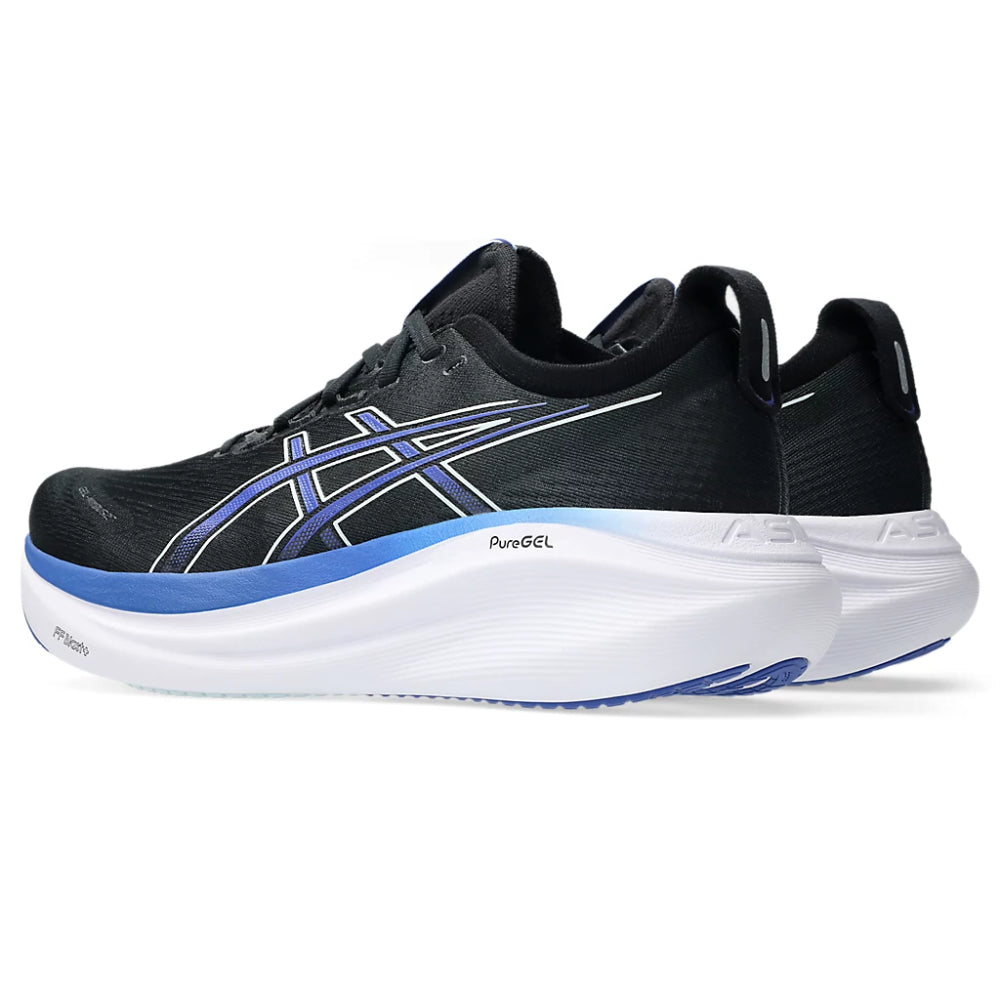 ASICS Men's Gel-Nimbus 27 Running Shoe (Black/Dark Cobalt)