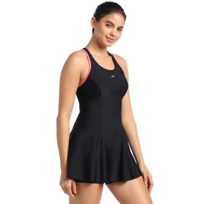 Trending Speedo Women AF Racerback Swimdress with Boyleg