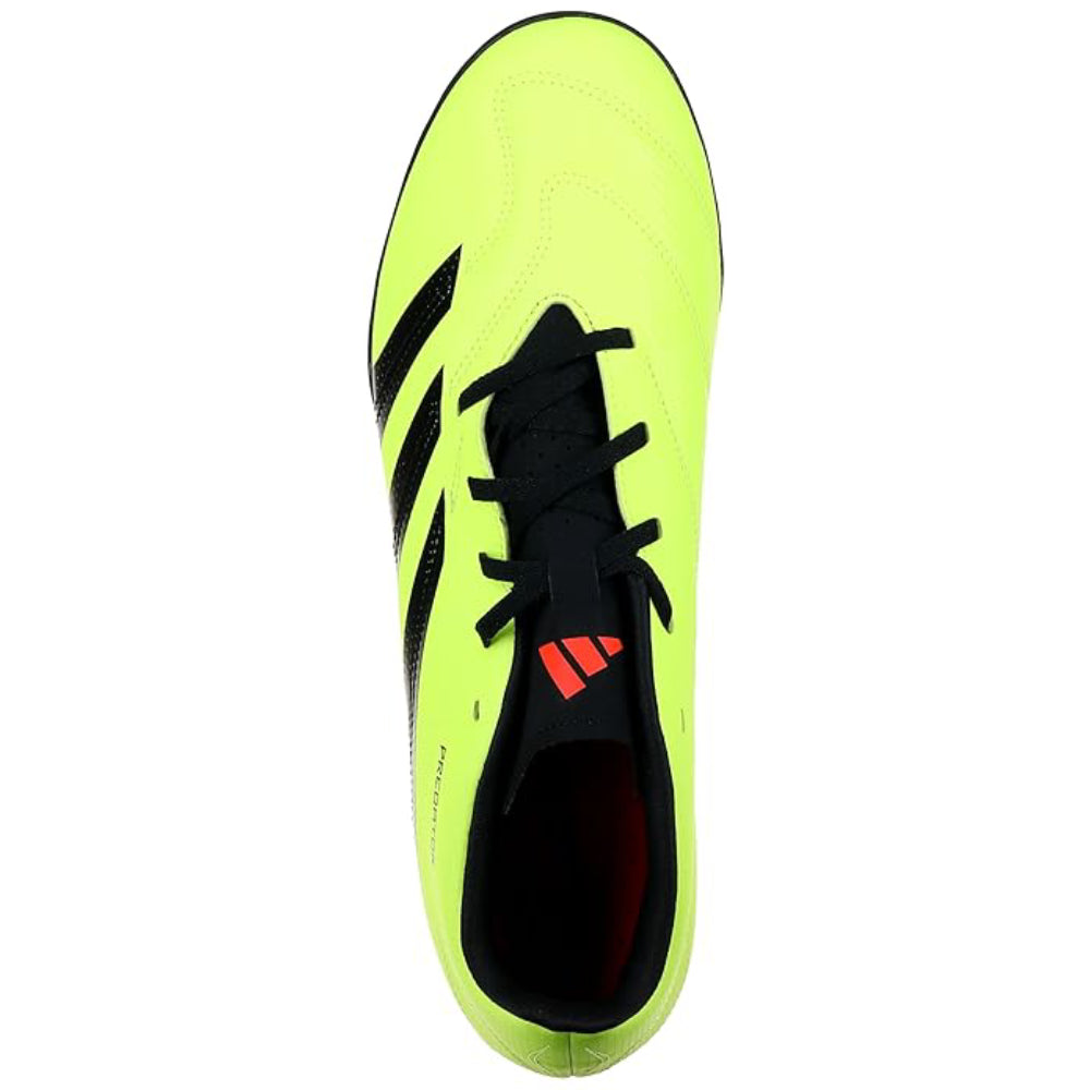 Adidas Unisex Perdator Club Turf Football Shoe (Solar Yellow/Core Black/Solar Red)