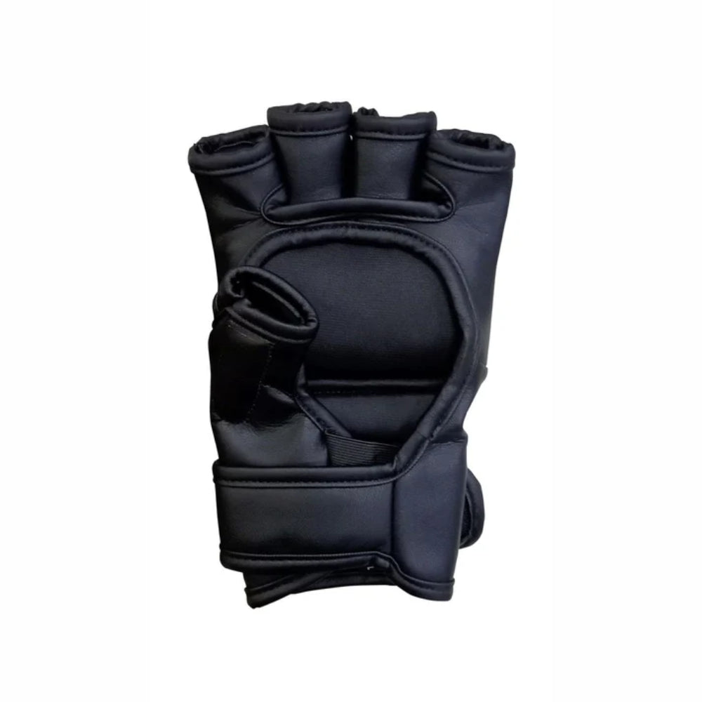 Invincible Combat Gloves with Thumb Enclosure Boxing Gloves (Black)