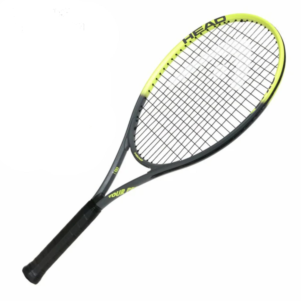 HEAD Tour Pro Strung Tennis Racquet (Lime Yellow/Black)