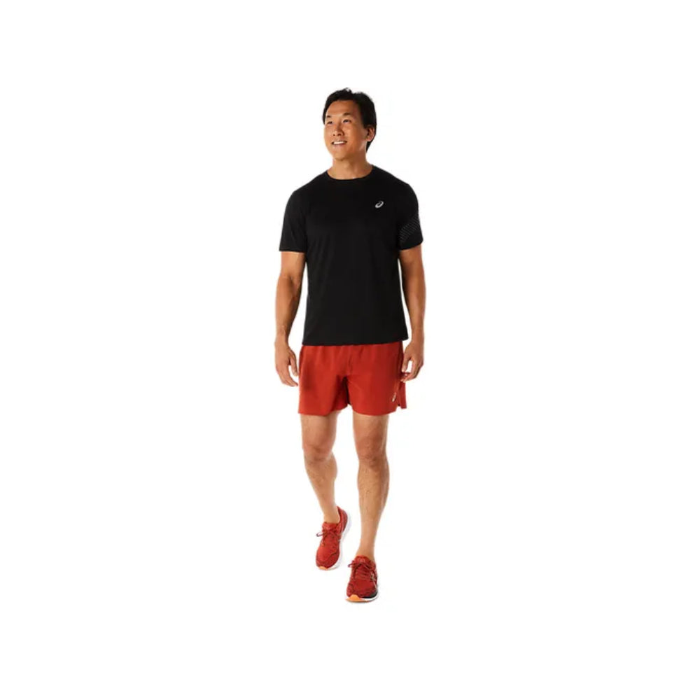 ASICS Men's Icon Short Sleeve Top (Performance Black/Carrier Grey)