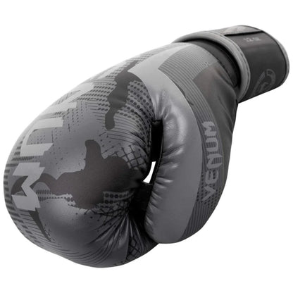 Venum Elite Boxing Gloves (Black/Dark Camo)