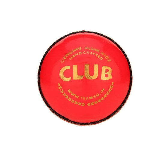 SG Club Leather Cricket Ball (Pink)