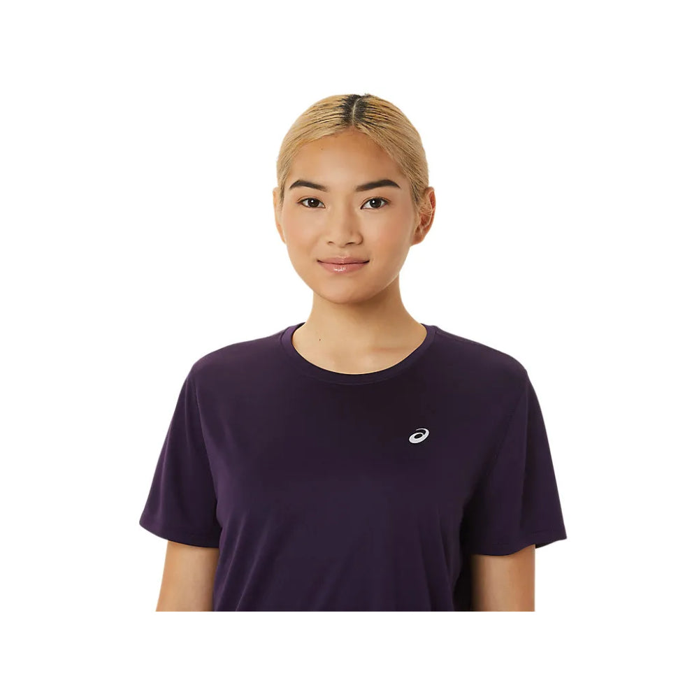 asics stretch fabric katakana short sleeve top