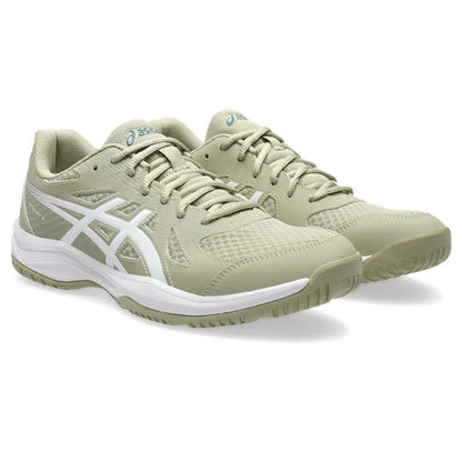 ASICS Men's Upcourt 6 Badminton Shoe (Khaki/White)