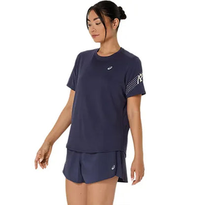 ASICS Women's Icon SS Top (Indigo Fog)