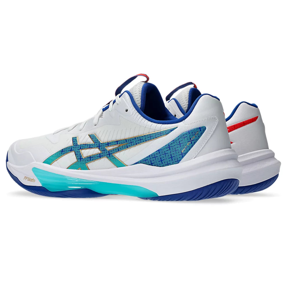 ASICS Sky Elite FF3 Running Shoes (White/Asics Blue)
