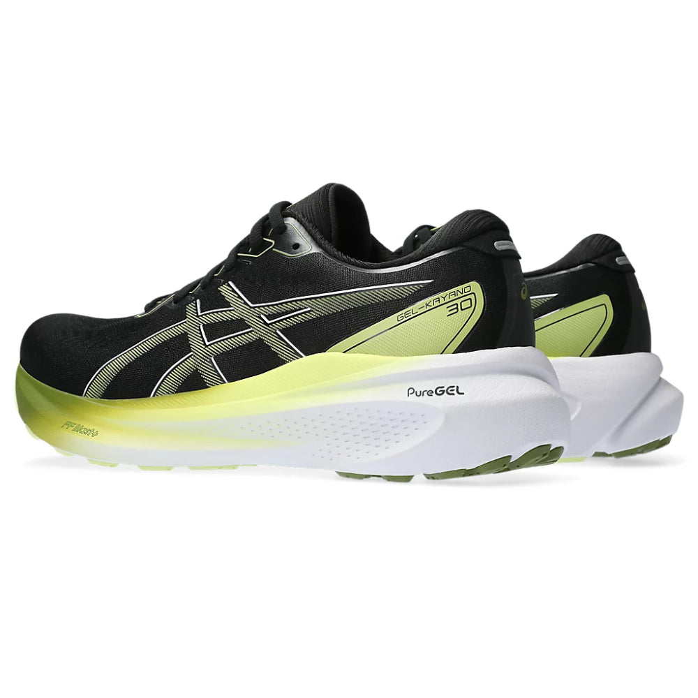 asics Gel-Kayano 30 running Black,Glow Yellow Shoes