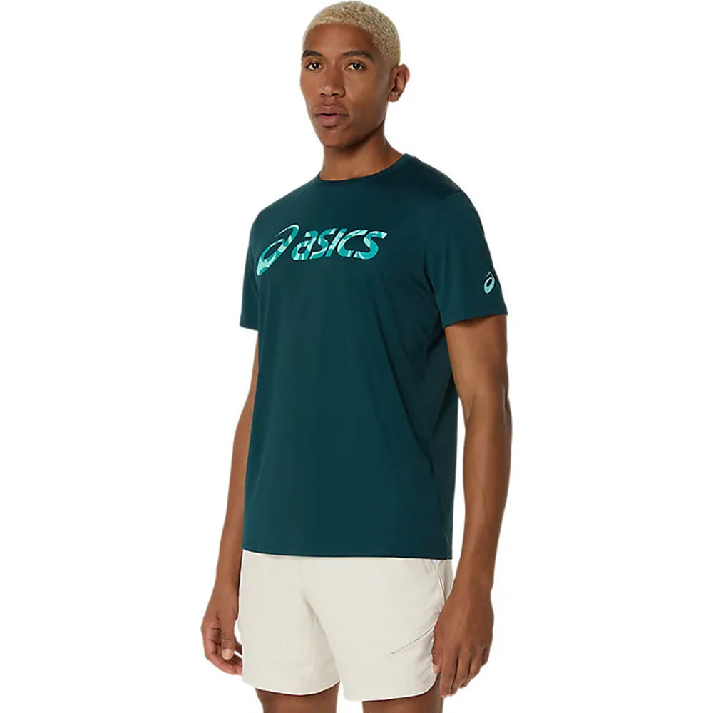 ASICS Men's Match Seasonal Graphic Tee (Green)