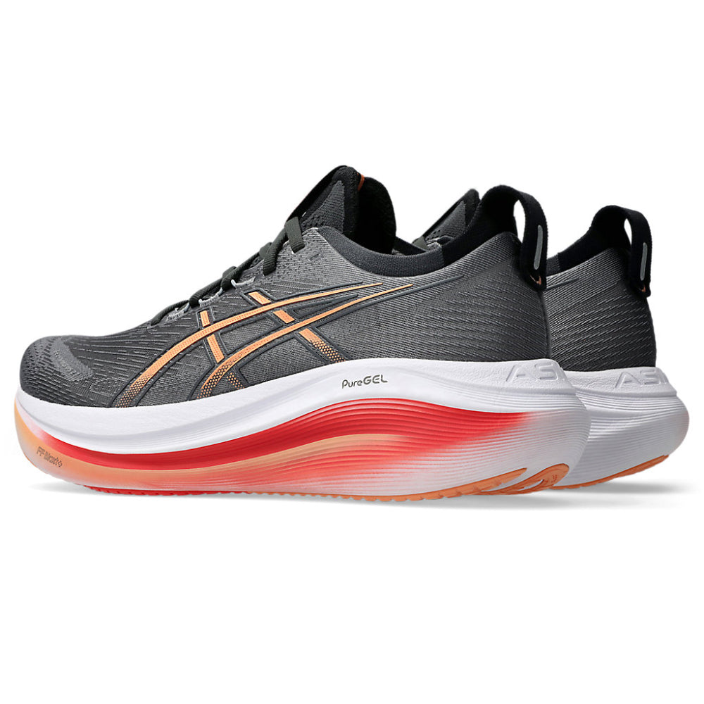 ASICS Men's Gel-Nimbus 27 Running Shoe (Carbon/Mojave)