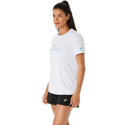 ASICS Women's Court Tennis Graphic Tee (White)