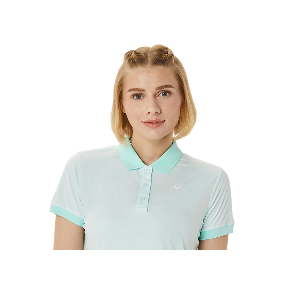 asics latest court polo Soothing Sea Shirt