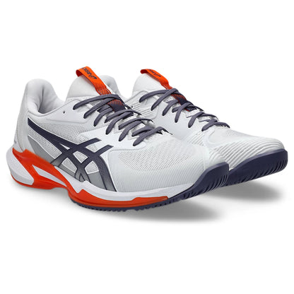 ASICS Men's Solution Speed FF3 Tennis Shoe (White/Greyish Purple)