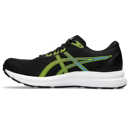 ASICS Men's Gel-Contend 8 Running Shoe (Black/Electric Lime)