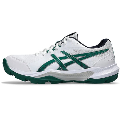 Asics Men's Gel-Peake 3 Men's Cricket Shoes (White/Jasper Green)