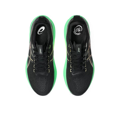 ASICS Men's Gel-Kayano 32 Running Shoe (Black/Vital Green)