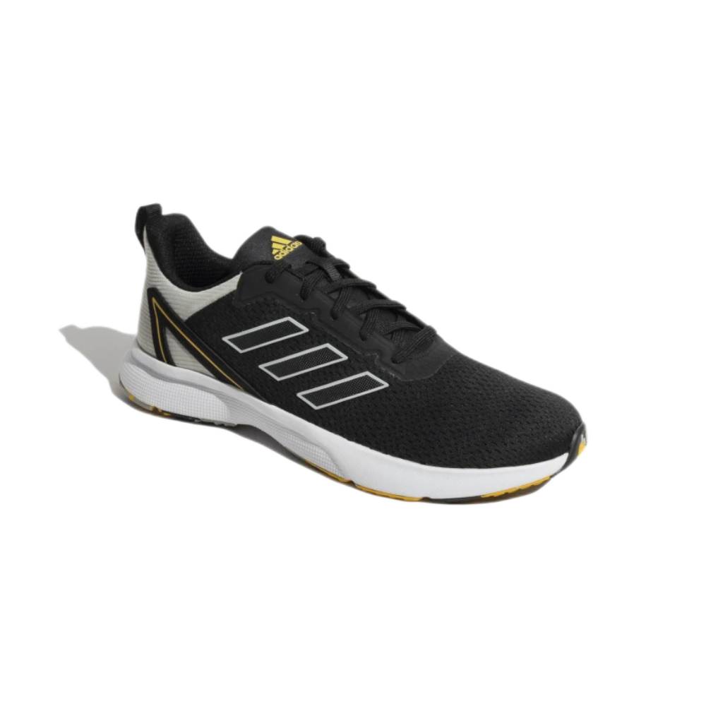 Adidas Men's Seize The Street Running Shoe (Core Black/Stone/Active Gold)