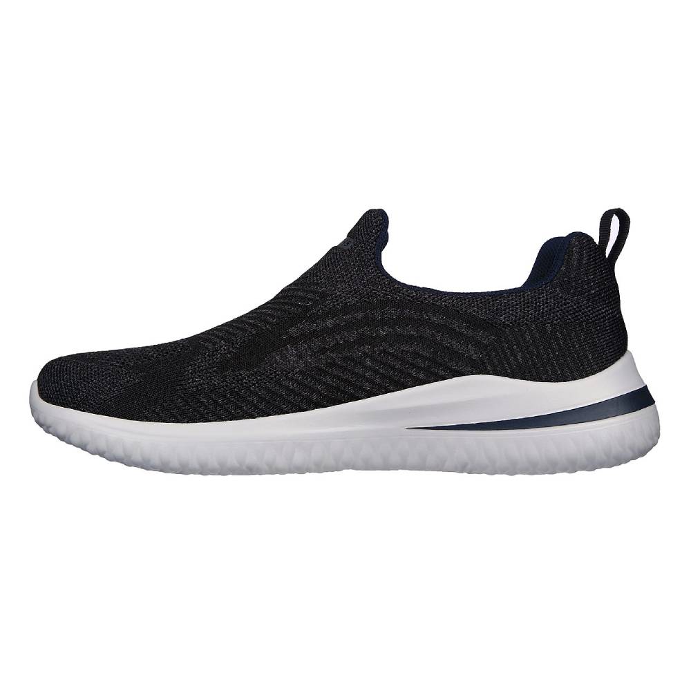 skechers lightweight delson 3.0 angelo black running shoe