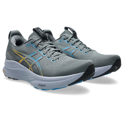 ASICS Men's Gel-Kayano 32 Running Shoe (Steel grey/Aegean Blue)