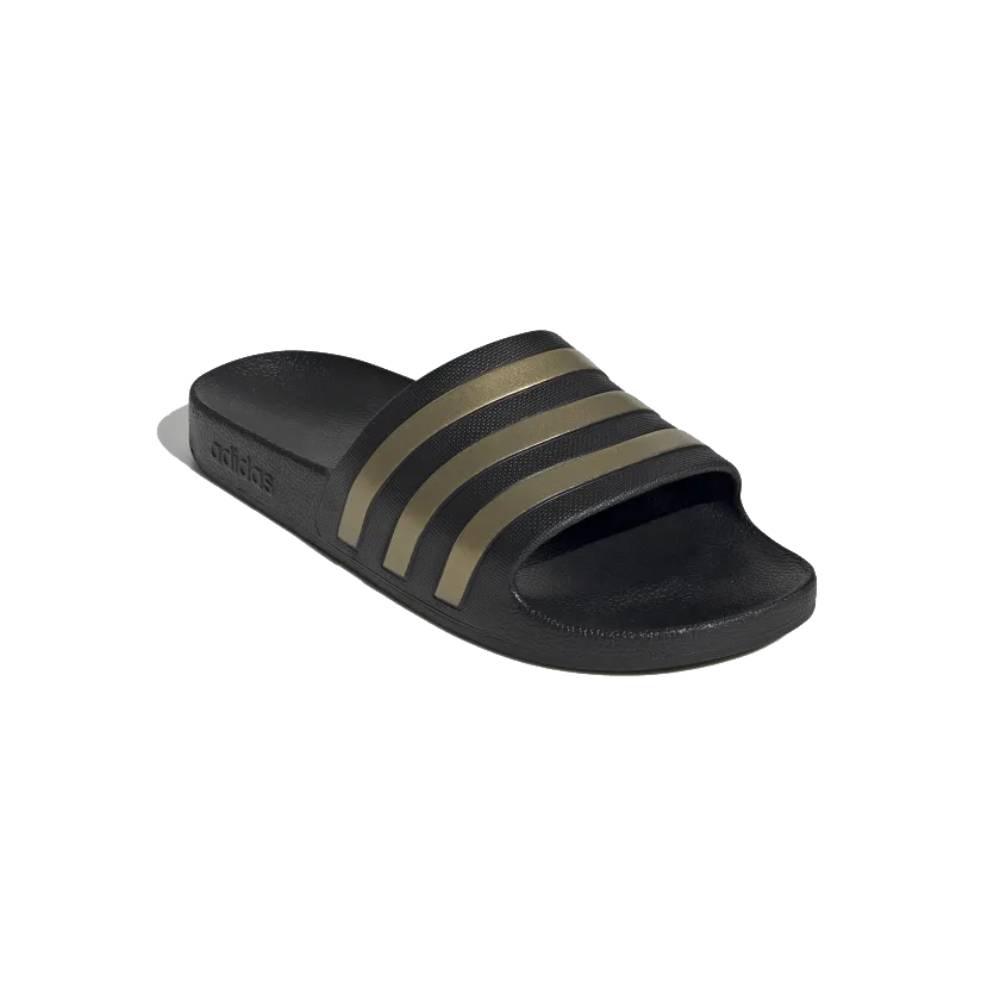 Adilette aqua 2025 slides gold