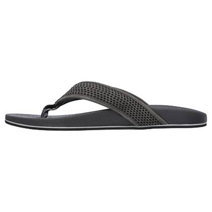 skechers comfort pelem-emiro charcoal slipper