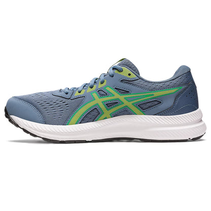 asics Gel-Contend 8 running Steel Blue,Lime Zest Shoes